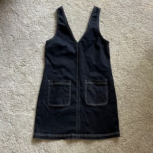 UO Black Jean Dress (S)